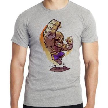 Imagem de Camiseta Sagat Street Figther Blusa criança infantil juvenil adulto ca