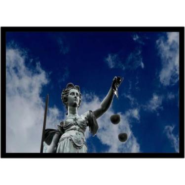 Imagem de Quadro Decorativo Direito Advogados Deusa Têmis Advocacia Justiça Sala