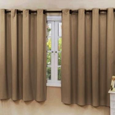 Imagem de Cortina Blackout 4,00m x 2,70m Floral Janela Corta Luz com Ilhós croma