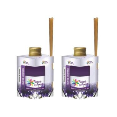 Imagem de 2 Unid Difusor e Aromatizador de Ambiente com Varetas Varias Fragrânci