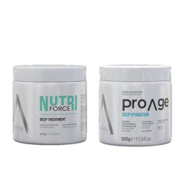 Imagem de Agilise Kit Cronograma Capilar Máscara Pro Age + Nutriforce