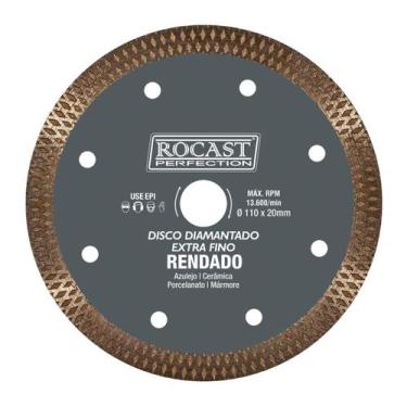 Imagem de Disco Diamantado Rendado Para Porcelanato - Extrafino  110 x 20mm (34,