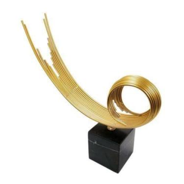 Imagem de Escultura Moderno Contemporaneo Abstrato Alta Decoração luxo - LUXdéco