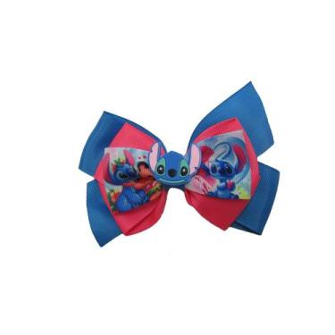 Imagem de Laço De Cabelo Adulto Elegante De Luxo-D - POP, Azul Stitch 