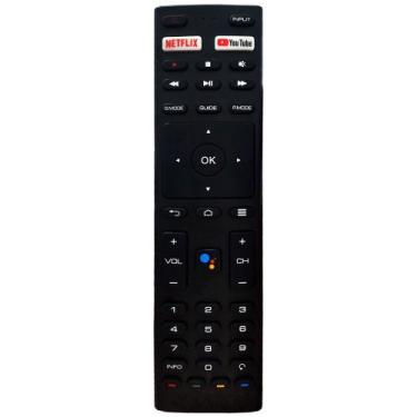 Imagem de Controle Remoto Para Tv Smart 4k Netflix Youtube Rcm5 Cqb5432 - Skylin