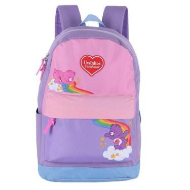 Imagem de Mochila Escolar Alças Ursinhos Carinhosos Reforçada Luxcel MS47581UCLI
