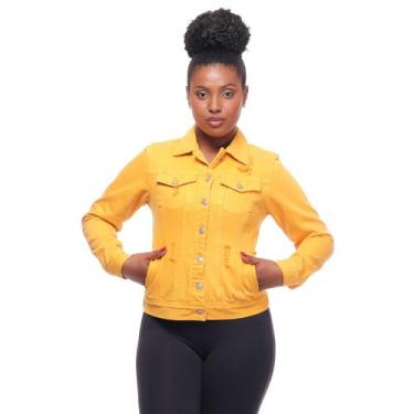 Imagem de Jaqueta Max Jeans Tendência Inverno Parka Básica Feminina - Black Jean