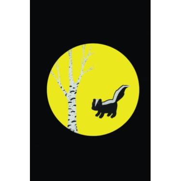 Imagem de BABY SKUNK Notebook: LINED paper, 120 page 6”x9” wide/legal ruled composition pad with POP ART cover for school, college, university English, science, ... like to stay between the lines: Structured