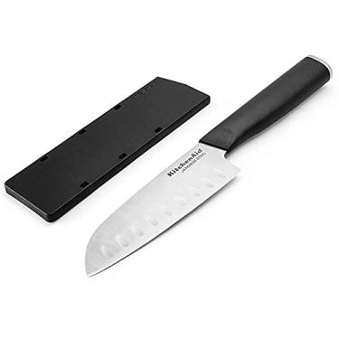 Imagem de Faca Santoku KitchenAid Classic, 12,7 cm, preto