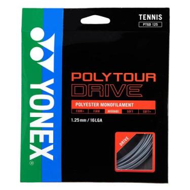 Imagem de Corda Yonex Poly Tour Drive Prata Set Individual, 1.25mm