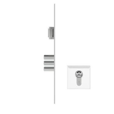 Imagem de Fechadura Rolete Magnético 3 Pinos - Multponto Euro 100mm Pado Cromado