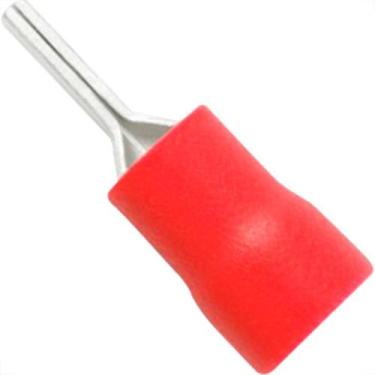 Imagem de Terminal Pre-Isol Pino 0,5-1,5 Vermelho 12Mmpenzel - Kit C/100 Unidade