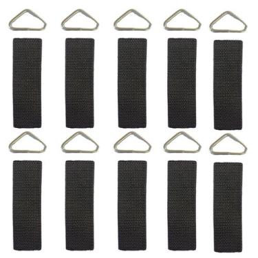 Imagem de Triangulos Com Fita Reforçada P/ Pula Pula 10 Pçs - Cama Elástica RS