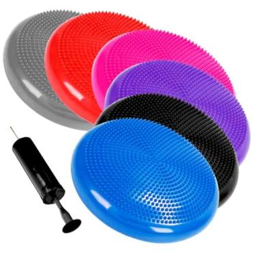Imagem de Almofada De Equilíbrio 33cm 150kg Fitness Disco Inflável (roxo)
