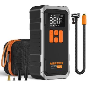 Imagem de Compressor de Ar Portátil AsperX - 160PSI - Bateria 10000mAh