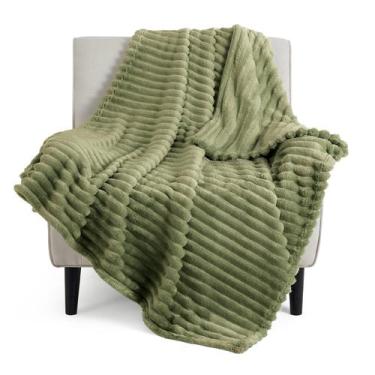Imagem de Cobertor de Fleece Bedsure Cypress para Sofá - 130x150cm