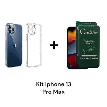 Imagem de 1UN Capa Capinha Anti Impacto + 2UN Películas Fosca Anti Espião Para I