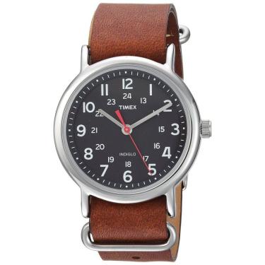Imagem de Relógio Weekender Unissex 38mm, TIMEX TW2R63100, Marrom