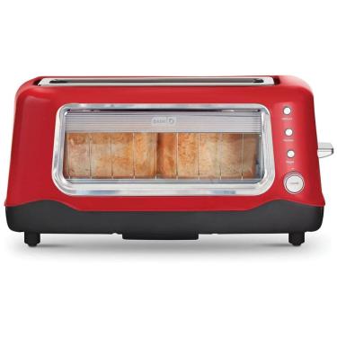 Imagem de Torradeira, com 2 fatias, 1100W, vermelha, 110v, DASH DVTS501, Vermelho