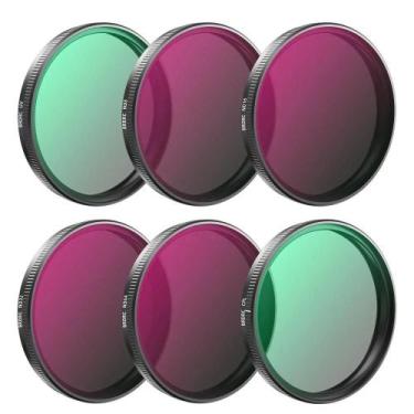 Imagem de Kits De Filtro UV CPL ND Para Câmera De Ação DJI Osmo 643216   Acessór