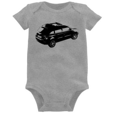 Imagem de Body Bebê Carro Stilo Blackmotion - Foca na Moda, Cinza, GG