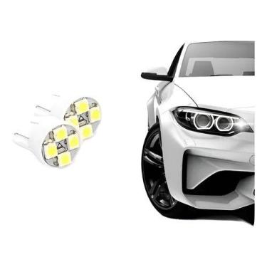 Imagem de Par Lâmpada Led Interior E Farolete Pingo T10 Lanterna Placa - Cinoy, 