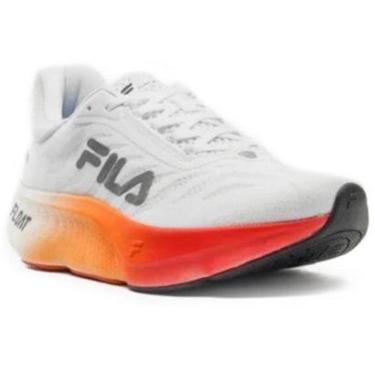 Imagem de Tênis Fila Float Maxxi 2 Masculino - Branco e Laranja - 38-Masculino