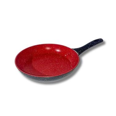 Imagem de Frigideira 22 Ceramica Antiaderente Fogão Cooktop Indução - Thika, Red