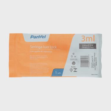Imagem de Seringa insulina 3ML C agulhal seg 30X0,7 panvel