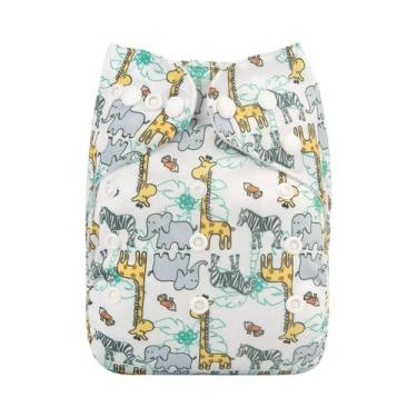 Imagem de Fralda de Pano Lavável e Reutilizável ALVABABY para Bebês (3-15kg) - c