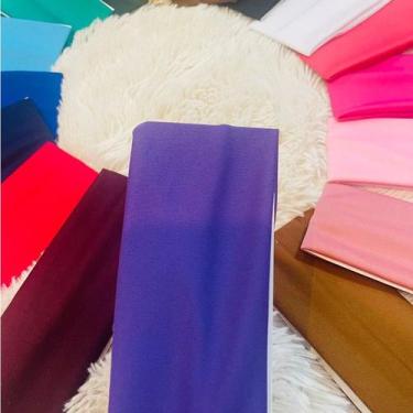 Imagem de Kit Faixas lisa de Cabelo em Malha Elástica Acessórios de Cabelo Lisa 