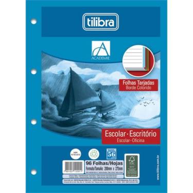 Imagem de Refil Tiliflex  Tarjado para Caderno Argolado Universitário Académie 9