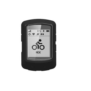 Imagem de Capa para iGPSPORT iGS520/iGS630 GPS, WUNIAK Capa protetora de silicone macio portátil resistente a arranhões e choque com protetor de tela, preta