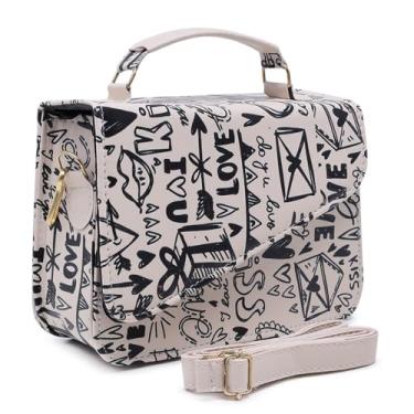 Imagem de Bolsa pequena transversal para mulheres (Palha Love)