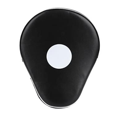 Imagem de Boxe leve chute de luva de alvo de alvo MMA Muay Treinamento tailandês Mitt de alta qualidade Pu material espuma de karate karate MMA Treinamento preto branco 25x20x7cm
