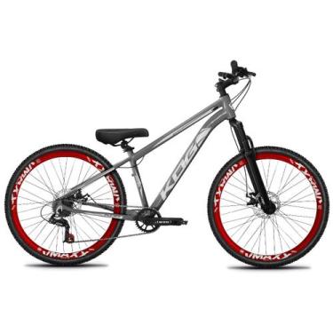 Imagem de Bicicleta Aro 29 KOG 1X7 Tipo Freeride Viking Hupi Gios, Grafite, Ades