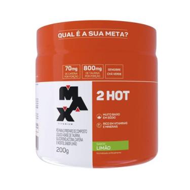 Imagem de 2HOT Max Titanium 200g Termogênico com Cafeína e Taurina, Limão