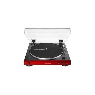 Imagem de Toca Discos Audio-Technica Automático, Bluetooth, Belt-Drive, Vermelho - AT-LP60XBT-RD