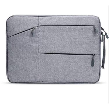 Imagem de Bolsa de transporte Oxford para Google Pixel Slate 12,3 / iPad Pro 12,9 III/Samsung Galaxy Book2 12 / Microsoft Surface Pro 6 12,3 / HP Elite x2 13, Cinza