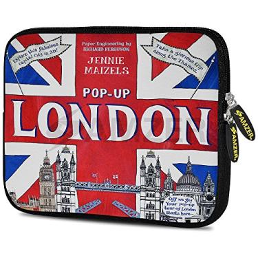 Imagem de Amzer Capa de neoprene de designer de 7-7,75 polegadas para iPad/Tablet/e-Reader e Notebooks, bandeira de Londres (AMZ5243077)