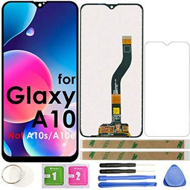 Imagem de Tela LCD de substituição para tela sensível ao toque digitalizador (preto) para Samsung Galaxy A10 2019 SM-A105F A105G A105M 6,2 polegadas