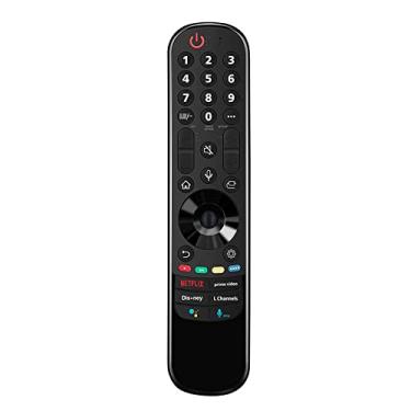 Imagem de ALLIMITY MR22GA e MR22GA Controle remoto de substituição de voz compatível com LG OLED TV 65QNED80AQA 65QNED80UQA 65QNED85AQA 65QNED85UQA 65QNED90UQA 65QNED99UQA 75QNED80AQA 75QNED80AQA 75QNED90UQA