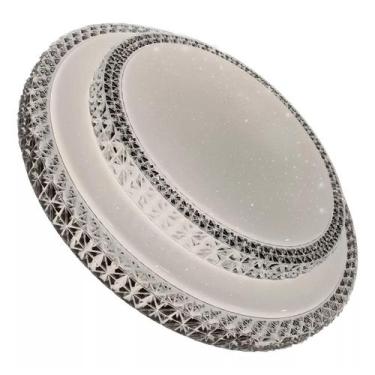 Imagem de Plafon Efeito Estrelado Multicor Sobrepor Redonda 40cm 24W - Shop Reve
