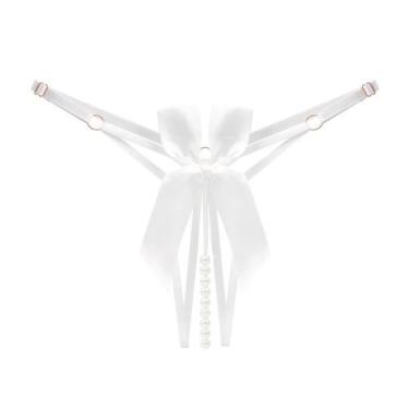 Imagem de Calcinha de Renda com Laço, Tanga sem costura Fio Dental, ElaShopp, Br