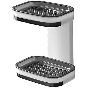 Imagem de Porta Sabonete Saboneteira Parede Dupla Adesivo Banheiro