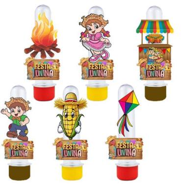 Imagem de 20 Tubetes Festa Junina - Genérico