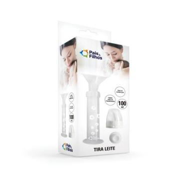 Imagem de Tira Leite Manual Pais e Filhos com Tampa - 100ml