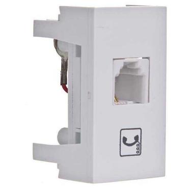 Imagem de Tomada Modulo Telefone Rj11 2v Sm/ev Modulare Fame