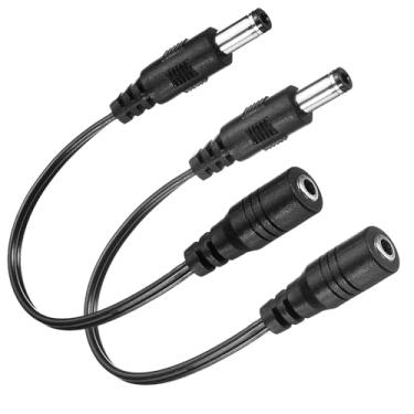 Imagem de Artilits Câmera CCTV cabo de 5,5 x 2,1 a 3,5 x 1,35 mm, adaptador CC de 5,5 x 2,1 mm a 3,5 x 1,35 mm feito para câmera de vigilância, faixa de luz LED, câmera CCTV, mixagem de áudio, equipamento de