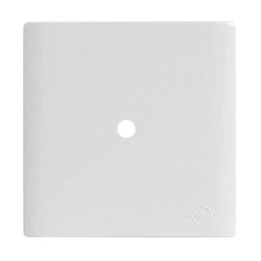 Imagem de Placa Novara Branco 4x4 Com Furo Dicompel, Branco